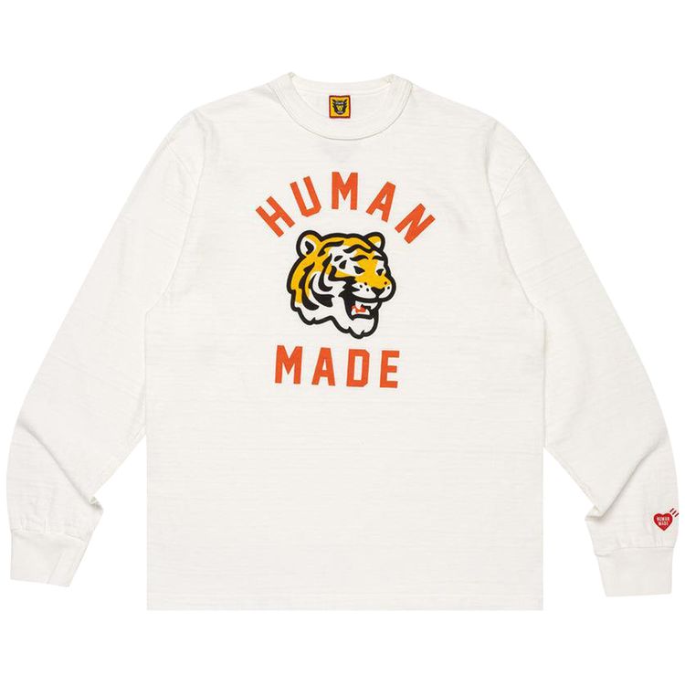 Human Made Graphic Long Sleeve T Shirt White