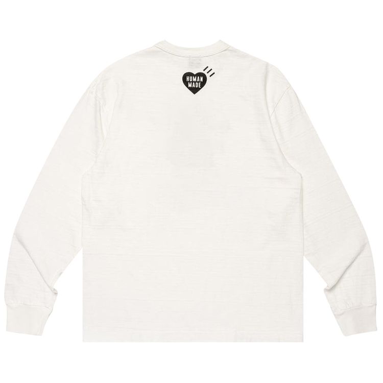 Human Made Graphic Long Sleeve T Shirt White