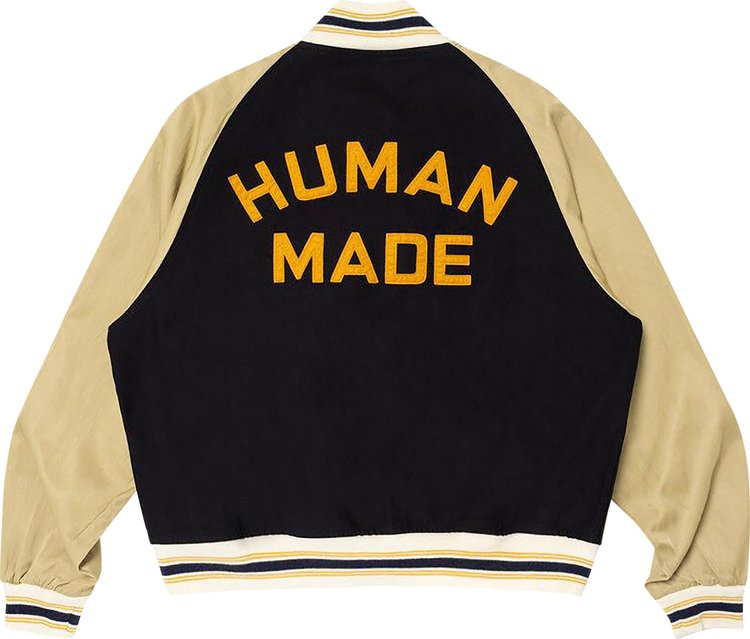 Human Made Baseball Jacket Navy