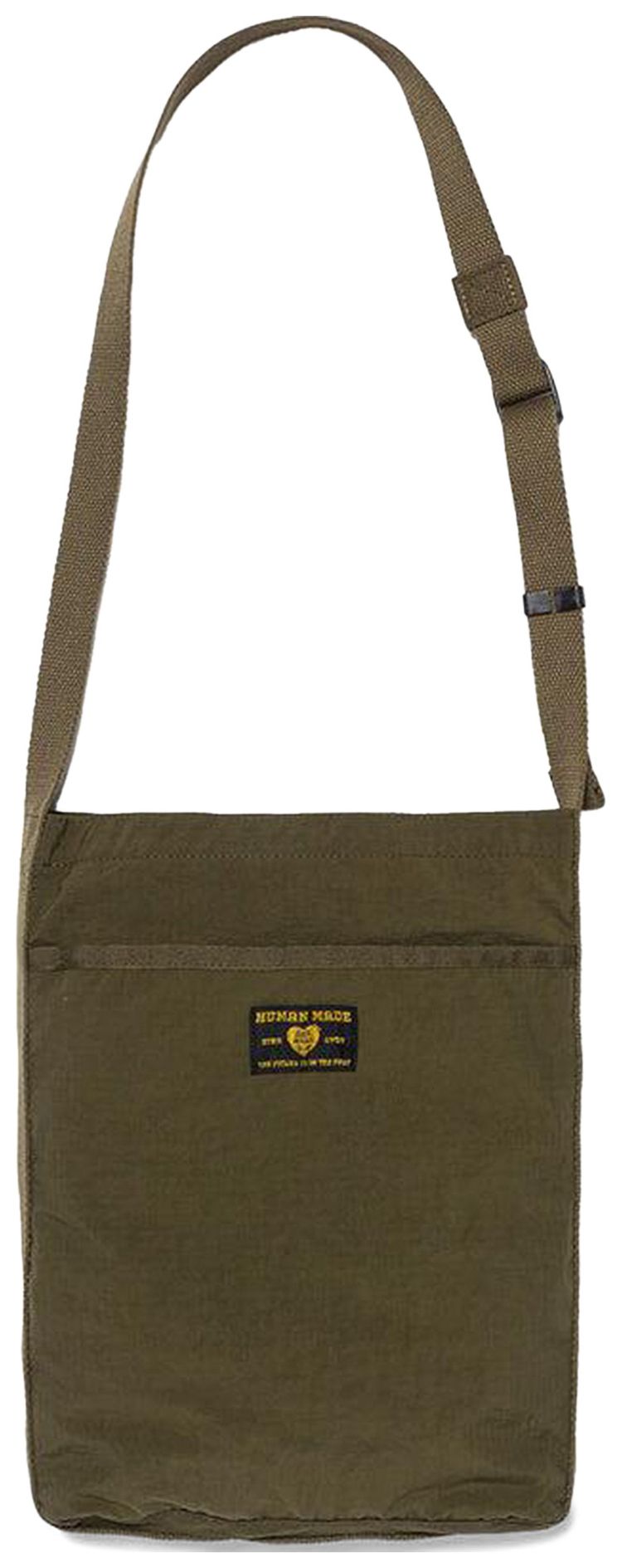 Human Made Military Shoulder Bag Olive Drab