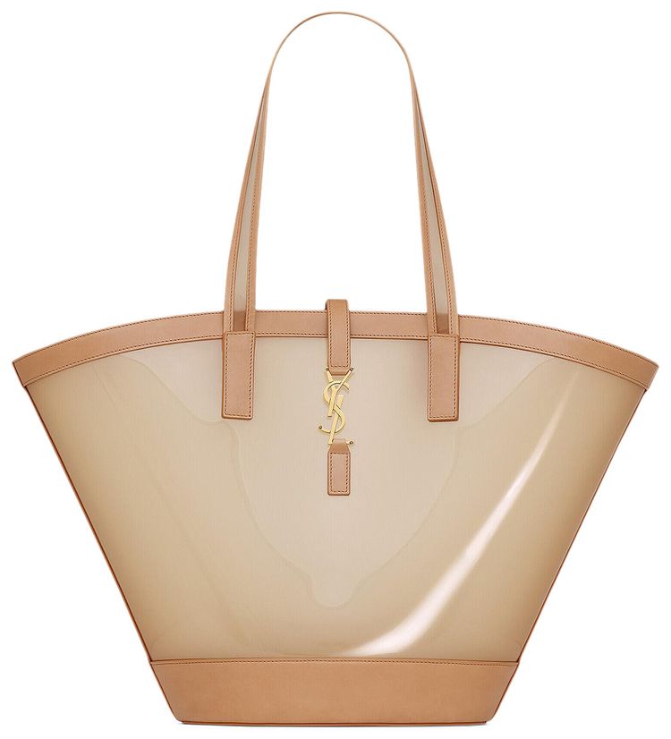 Saint Laurent Panier Medium Bag OatmilkBrown Gold