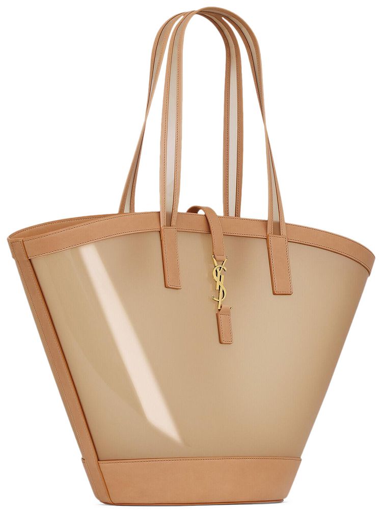 Saint Laurent Panier Medium Bag OatmilkBrown Gold