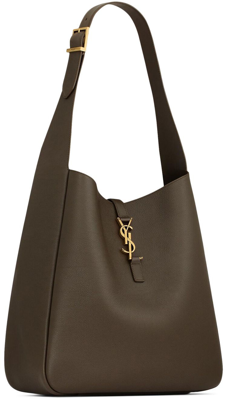 Saint Laurent Le 5 A 7 Supple Large Bag Light Musk