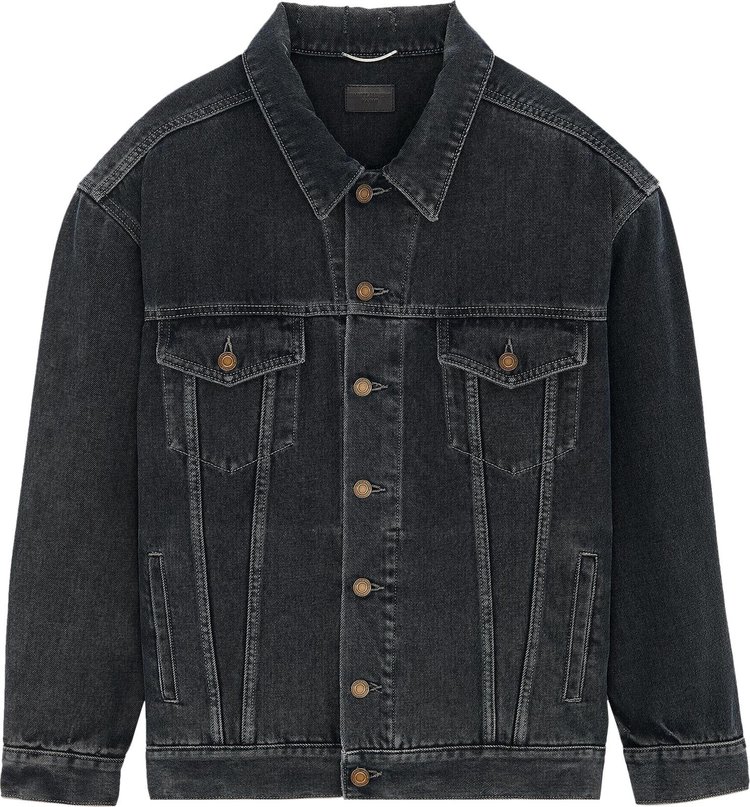 Saint Laurent Oversized Jacket Dark BlueBlack