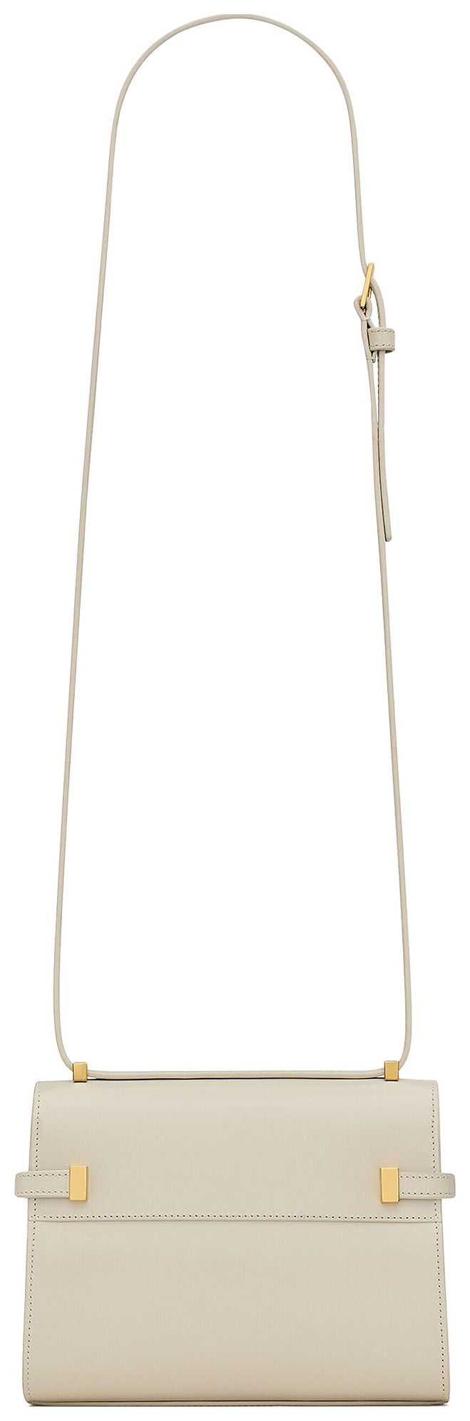 Saint Laurent Manhattan Mini Crossbody Bag Blanc Vintage