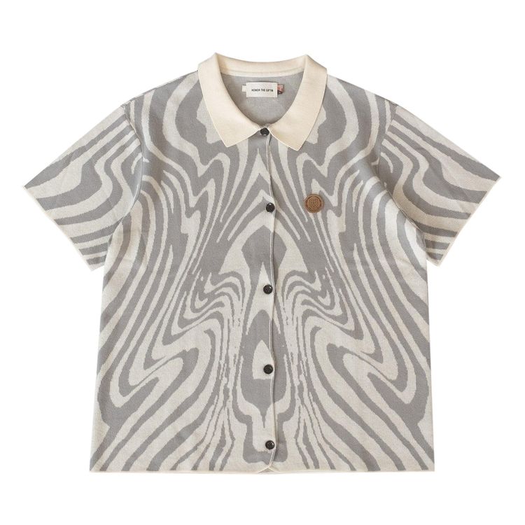 Honor The Gift Dazed Ss Button Up Bone