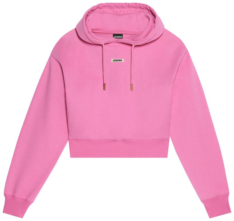 Jacquemus Le Hoodie Gros Grain Pink