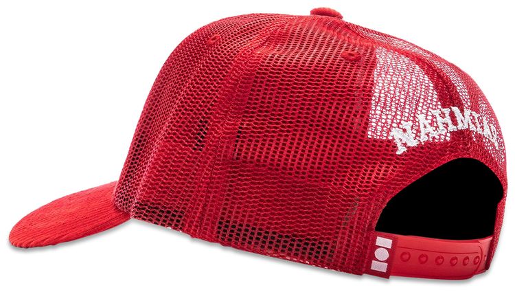 Nahmias Miracle Academy Corduroy Trucker Hat Cherry