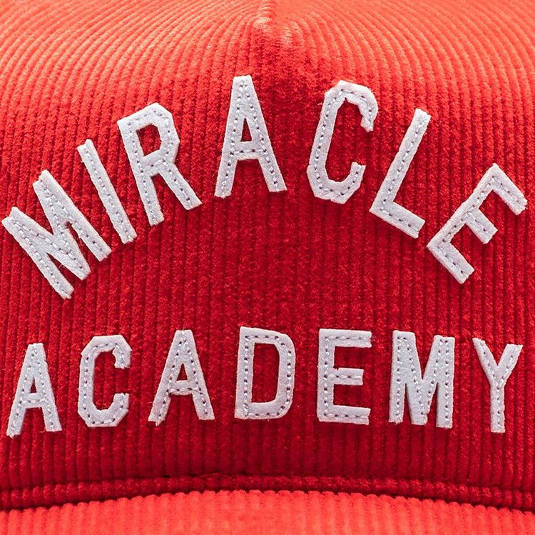 Nahmias Miracle Academy Corduroy Trucker Hat Cherry