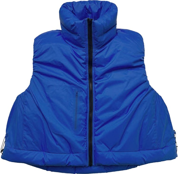 DingYun Zhang Reversible Swollen Gillet Reflex Blue