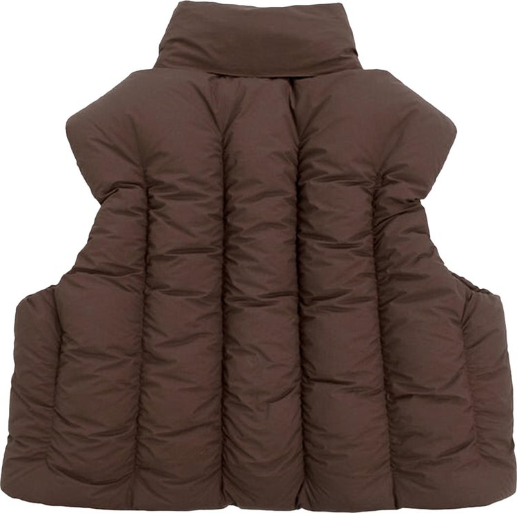 DingYun Zhang Reversible Swollen Gillet Brown