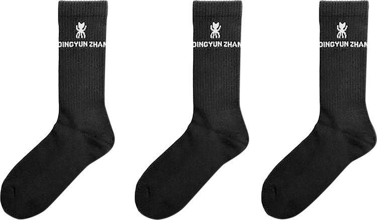 DingYun Zhang Primal Socks Packs 'Black'