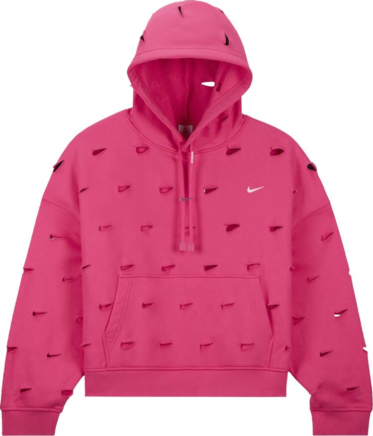 Nike x Jacquemus Hoodie 'Dark Pink'