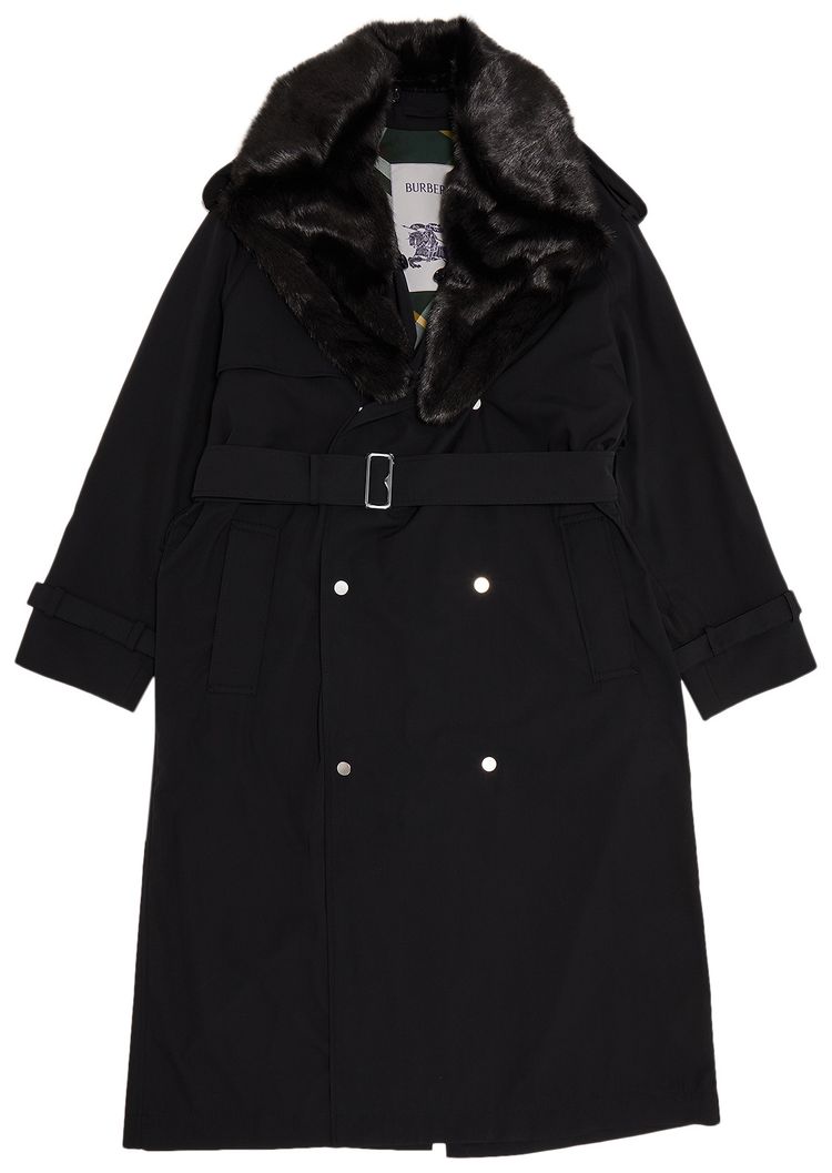 Burberry Kennington Trench Coat Black
