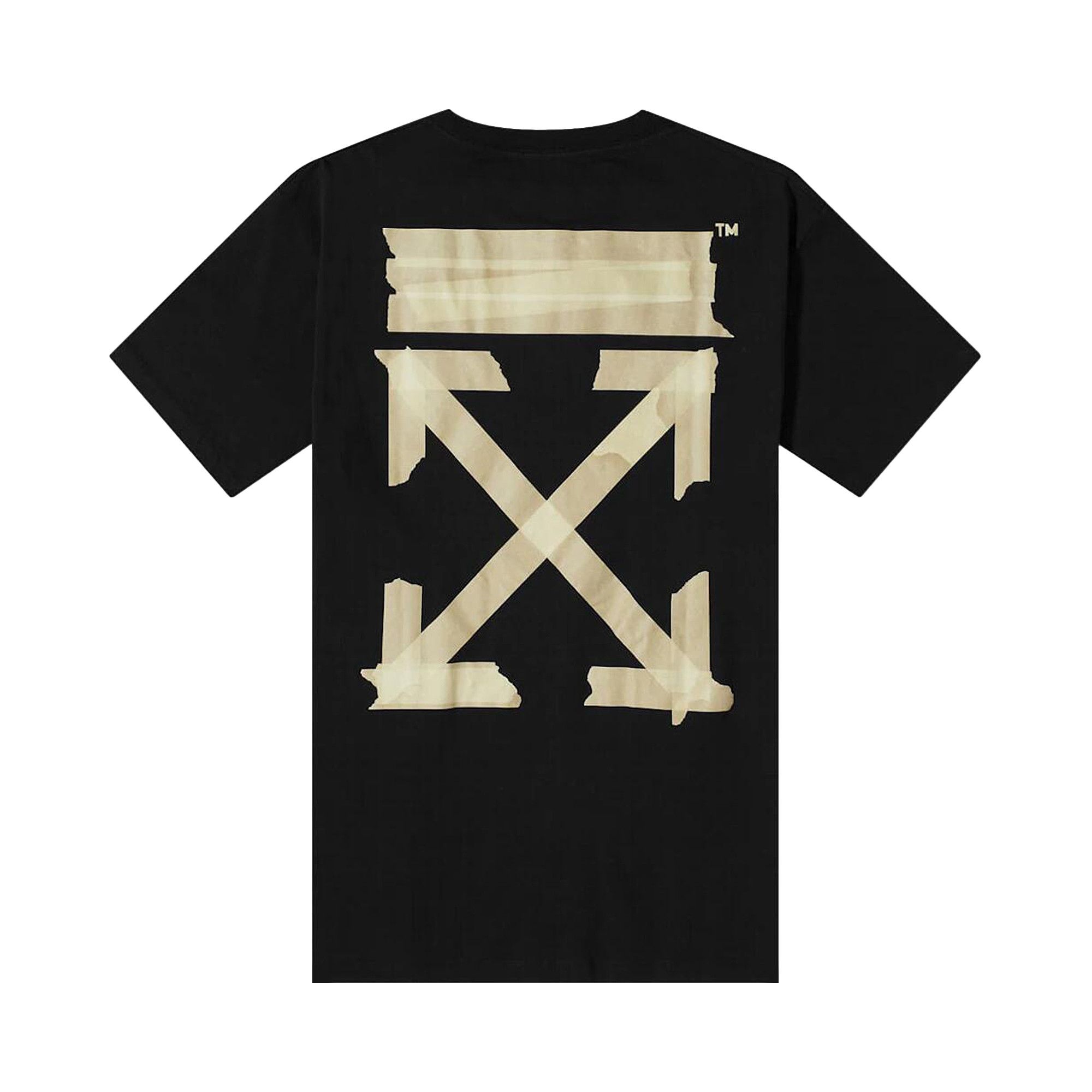 Buy Off-White Oversized Tape Arrows T-shirt 'Black