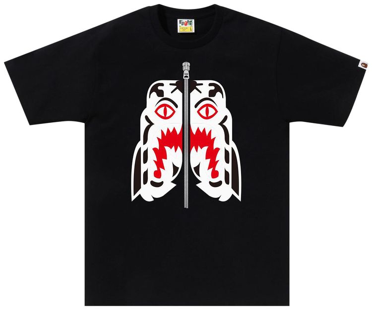 BAPE White Tiger Tee Black