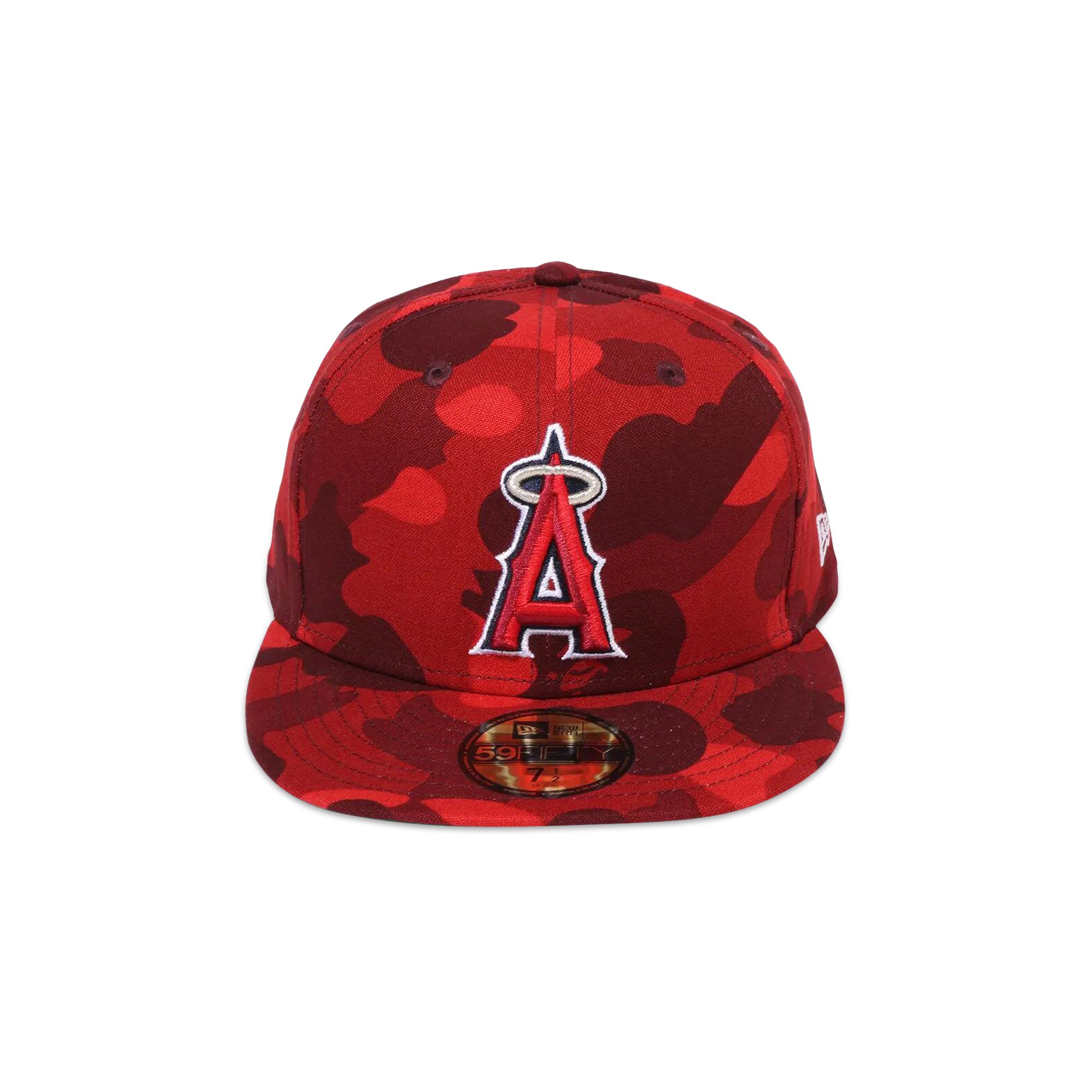 BAPE x MLB x New Era Los Angeles Angels 59FIFTY Cap 'Red'