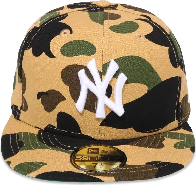 BAPE x MLB x New Era New York Yankees 59FIFTY Cap 'Yellow'