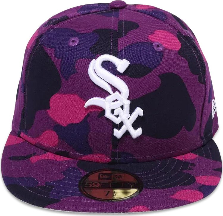 BAPE x MLB x New Era Chicago White Sox 59FIFTY Cap 'Purple'