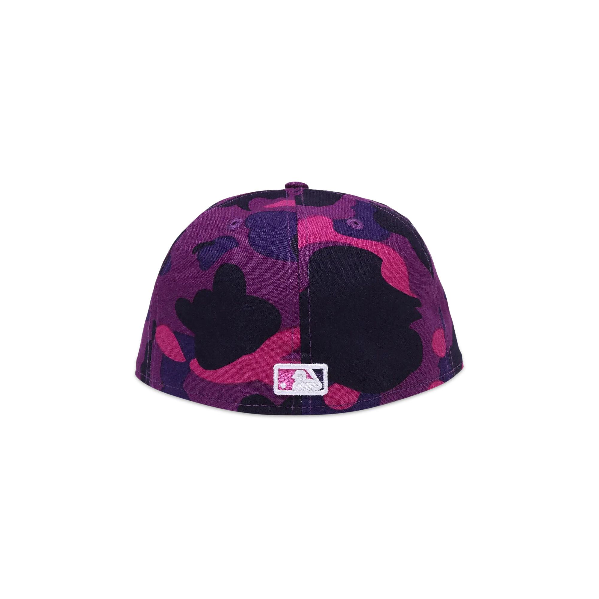 Size 7 1/2 BAPE x MLB x New Era Chicago White Sox 59FIFTY Cap 'Purple'