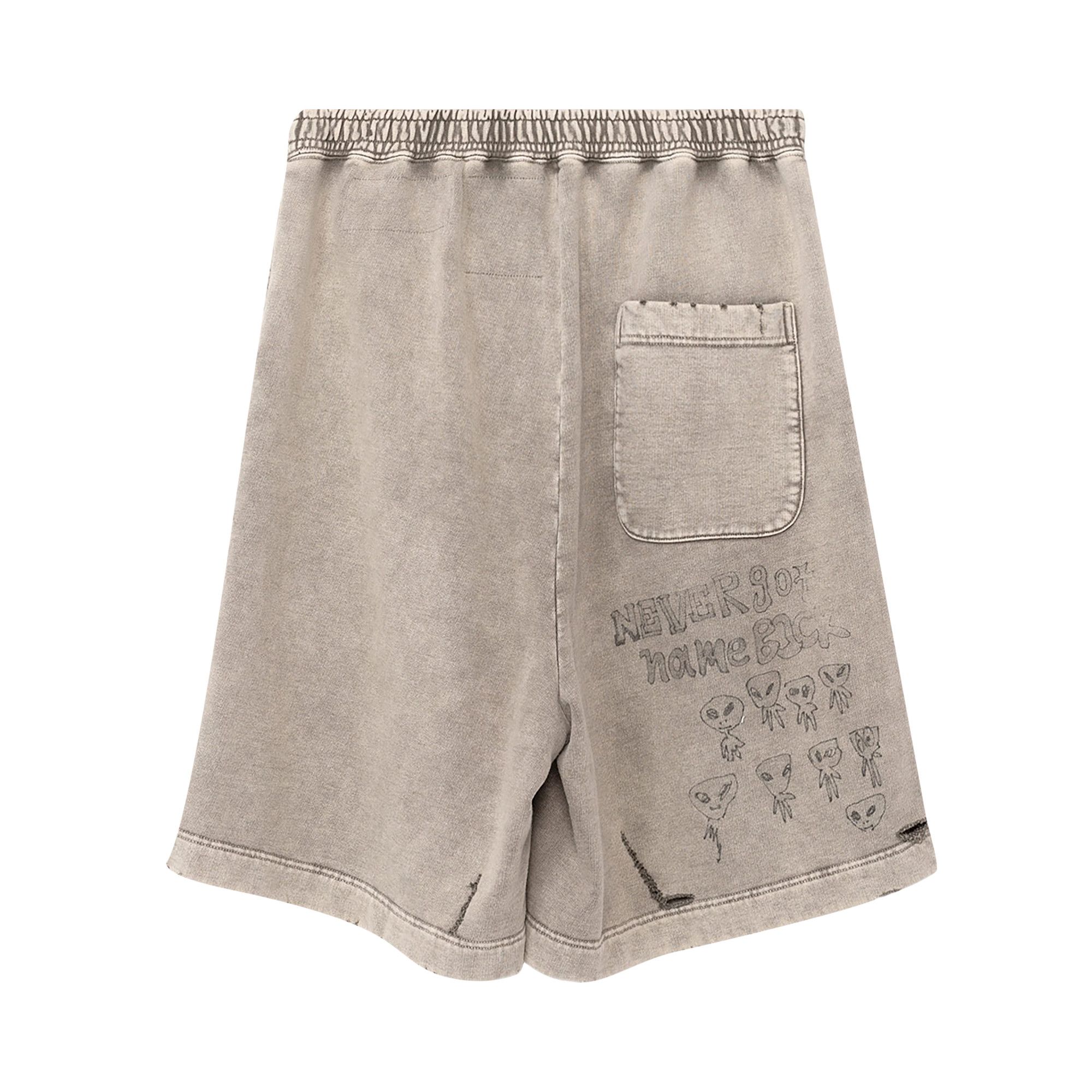 【MIHARA YASUHIRO】BLEACHED SHORTS ショートパンツ Maison MIHARA YASUHIRO bleached-effect Shorts | Black | FARFETCH
