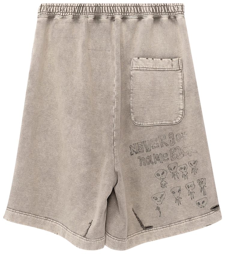 Maison Mihara Yasuhiro Bleached Shorts Beige