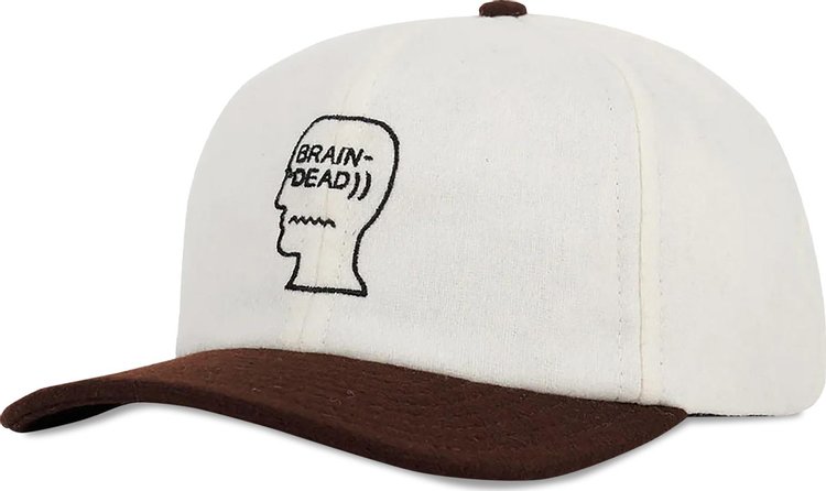 Brain Dead Flannel Spring Training Hat Cream