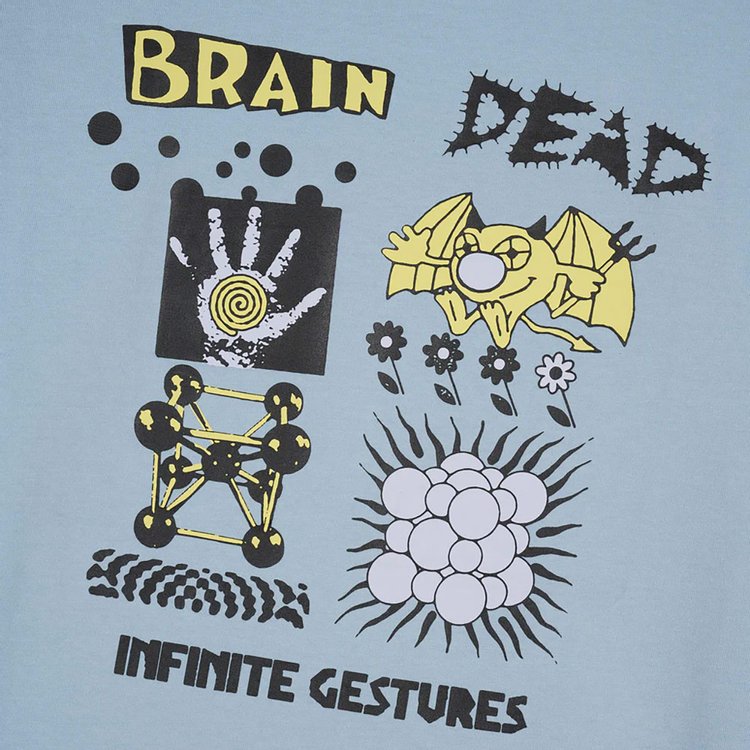 Brain Dead Infinite Gestures T Shirt Slate