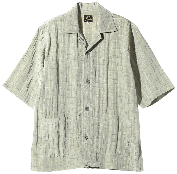 Needles Cabana Shirt Blue Grey