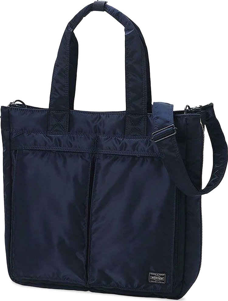 Porter Yoshida  Co Tanker 2Way Tote Bag Iron Blue