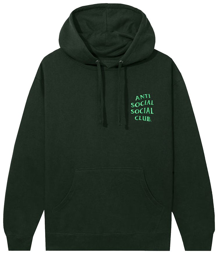 Anti Social Social Club System Hoodie Pine Green