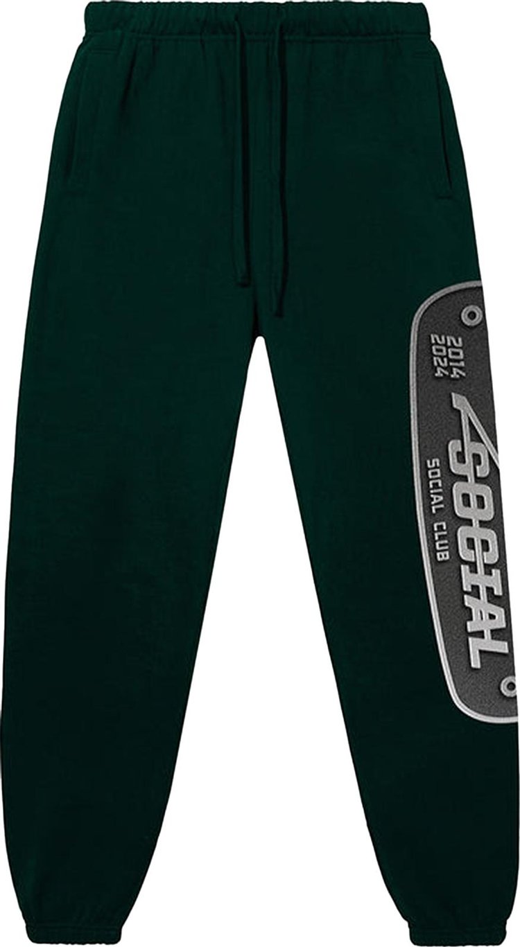 Anti Social Social Club Traveler Pants 'Pine Green'