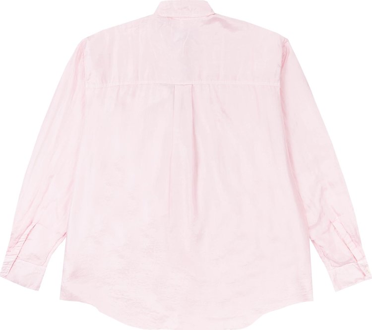 Our Legacy Oversize Silk Darling Shirt Pink