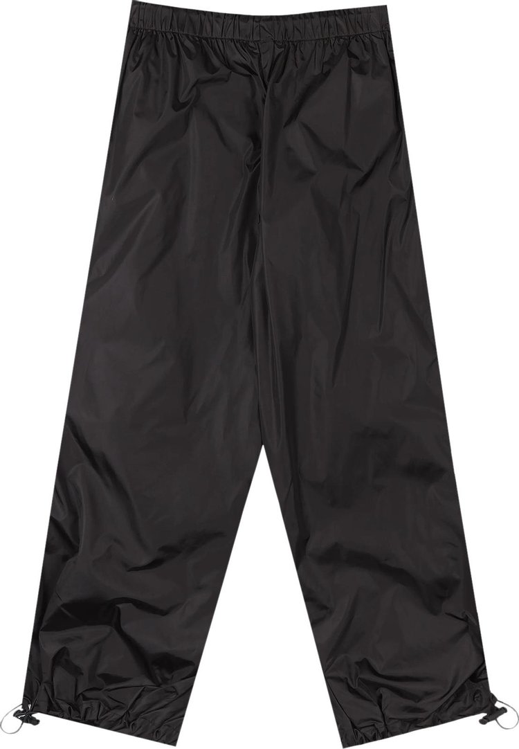 Simone Rocha Pressed Rose Tech Track Trousers Black