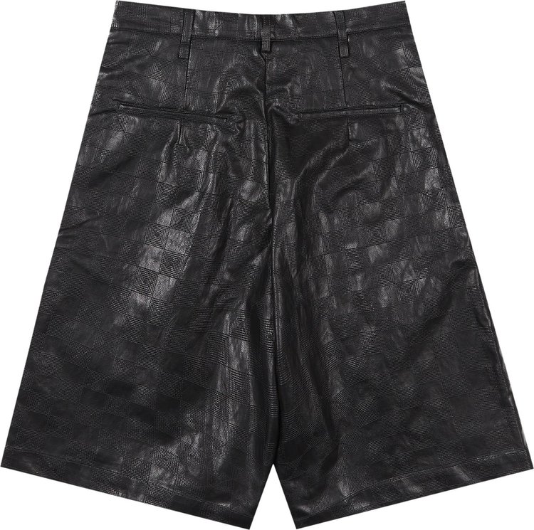 Song for the Mute Single Pleated Shorts Black