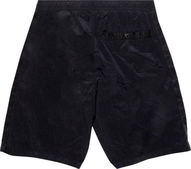 Stone Island Patch Bermuada Shorts Black