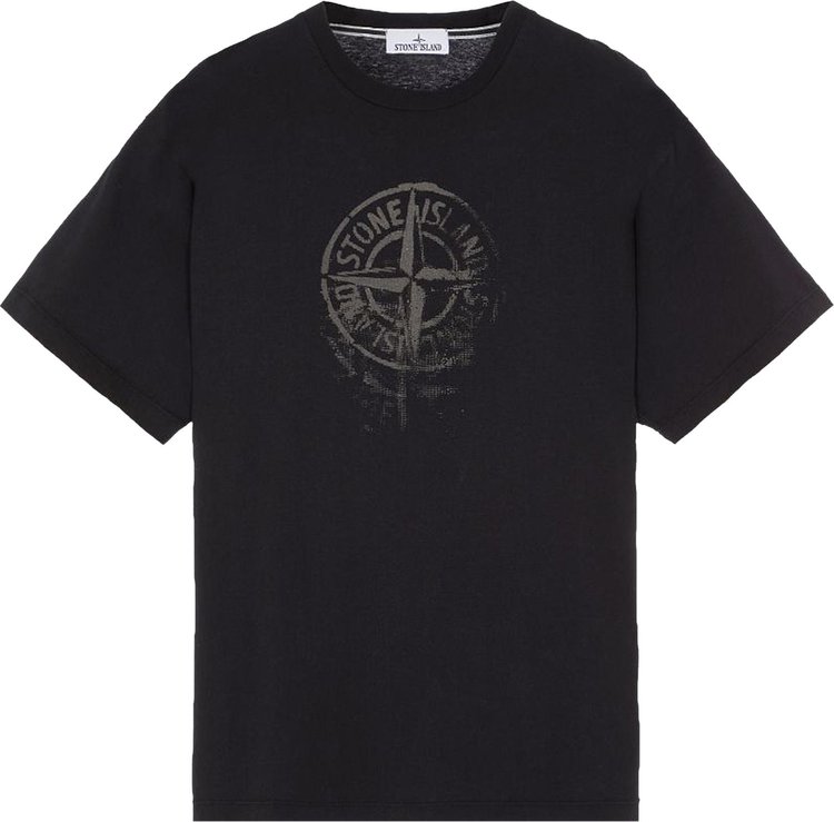 Stone Island Compass Tee Black