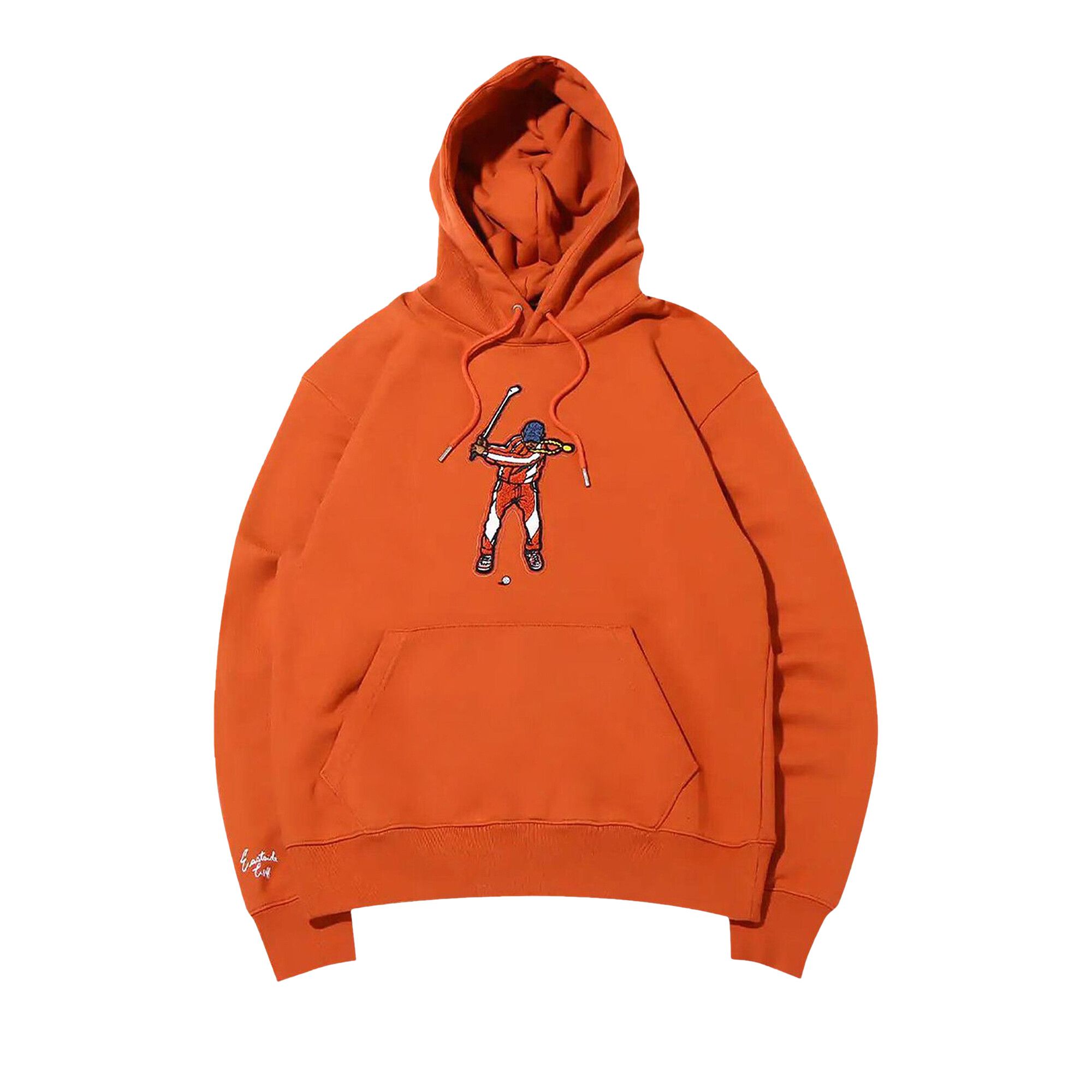 Pull and bear orange hoodie hot sale