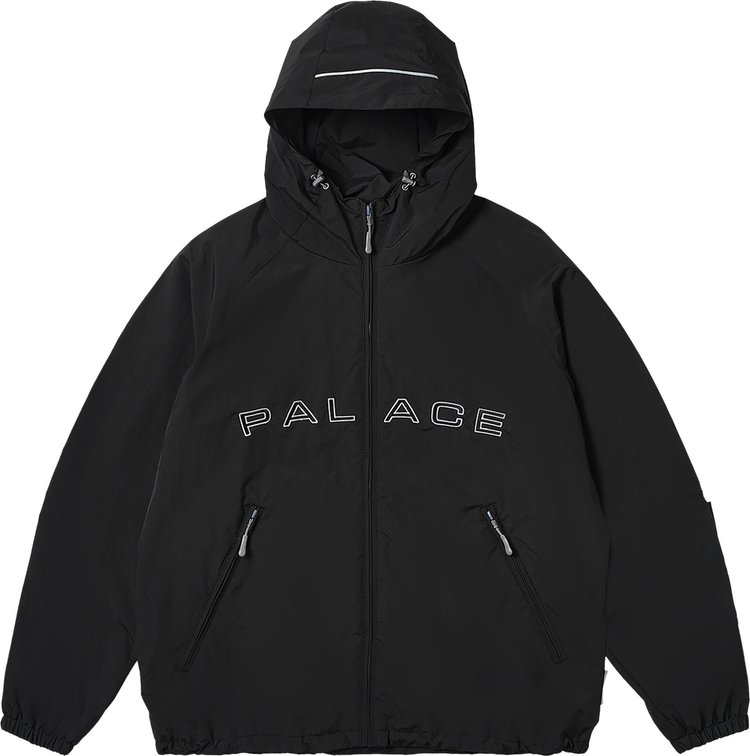 Palace Arc Shell Hooded Jacket 'Black'