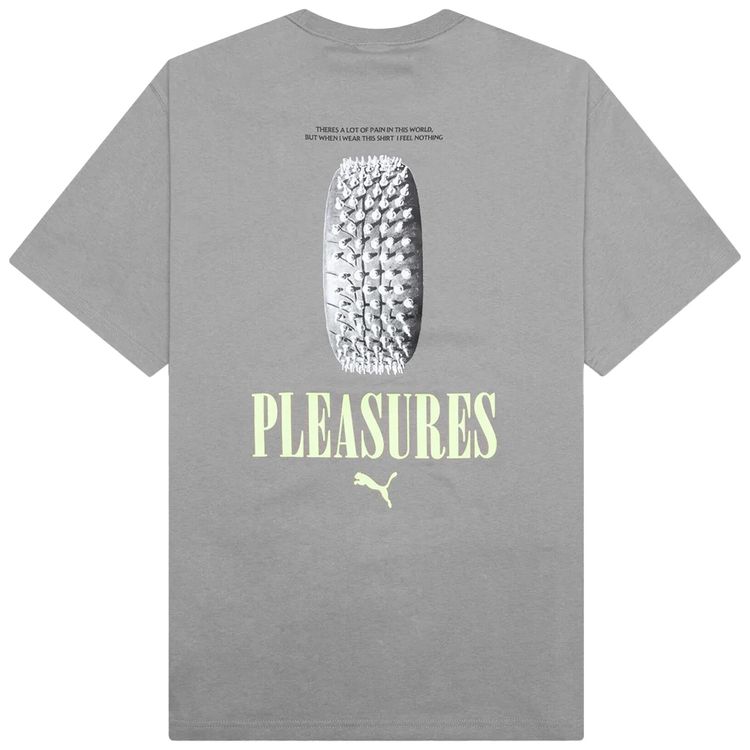 Puma x Pleasures Graphic Tee Stormy Slate