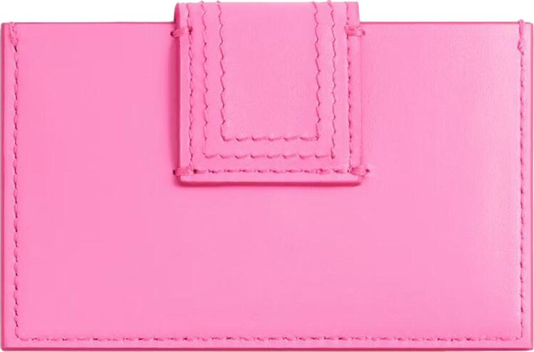 Jacquemus Le Porte Carte Bambino Neon Pink