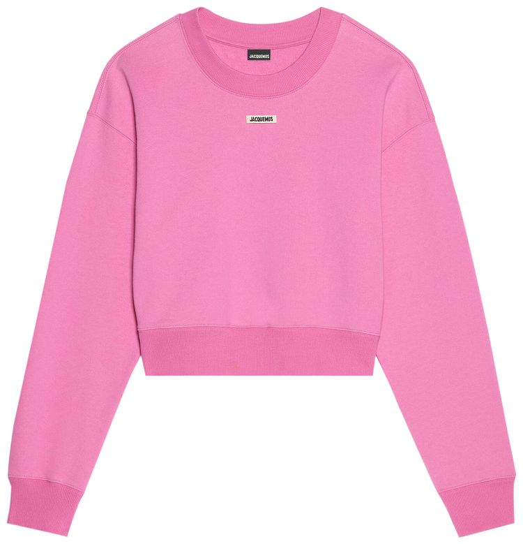 Jacquemus Le Sweatshirt Gros Grain Pink
