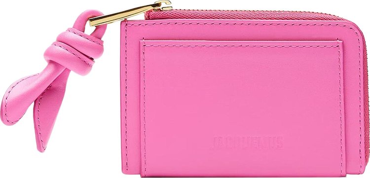 Jacquemus Le Porte-Cartes Tourni 'Neon Pink'