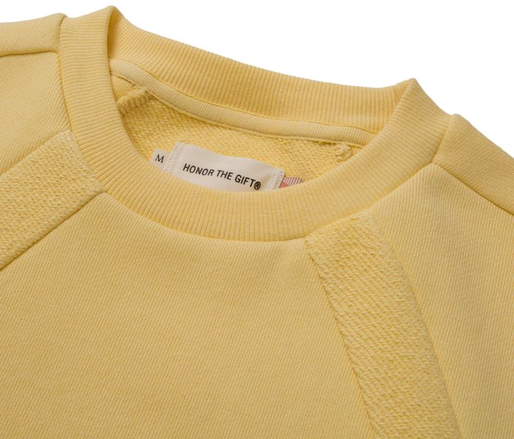 Honor The Gift Short Sleeve Panel Terry Jumper Yellow