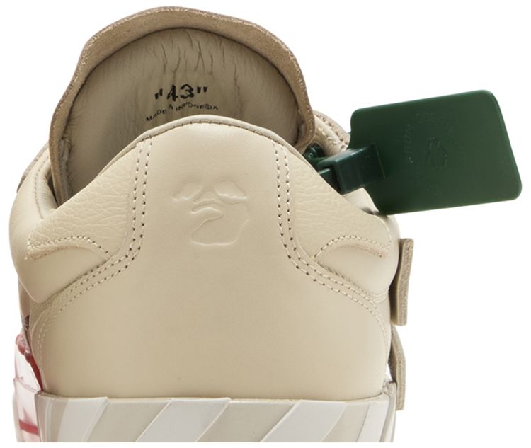 Off White Vulc Sneaker Beige