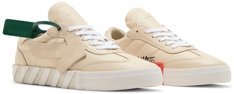 Off White Vulc Sneaker Beige