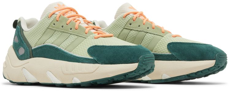 Adidas ZX 22 Boost Ecru Tint Core Green