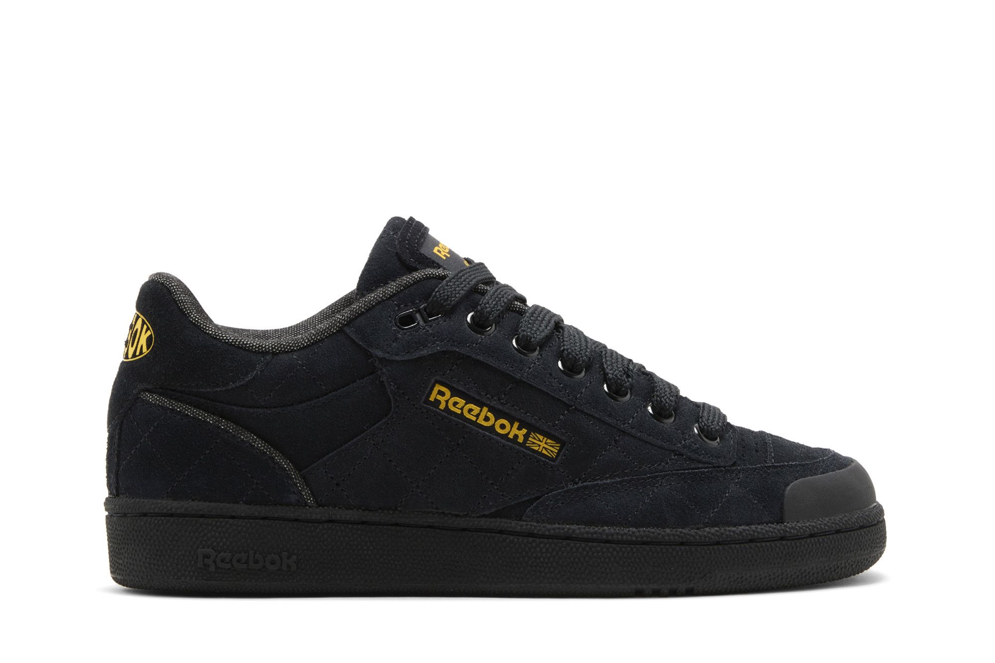 Reebok club c 85 suede black store