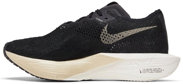 Nike ZoomX VaporFly Next 3 Black Metallic Gold Grain