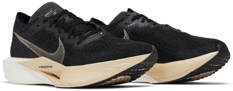 Nike ZoomX VaporFly Next 3 Black Metallic Gold Grain